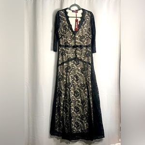Miusol XL Black Lace Dress
